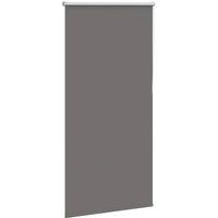 Berkfield Home Roller Blind Blackout Grey 65x130 cm Fabric Width 60.7 cm Polyester