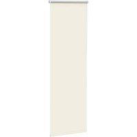 Berkfield Home Roller Blind Blackout Off-White 110x130 cm Fabric Width 105.7 cm