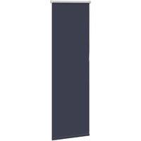 Berkfield Home Roller Blind Blackout Marine 45x175 cm Fabric Width 40.7 cm Polyester in Blue