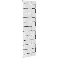Berkfield Home Shower Roller Blind 80x240 cm Fabric Width 76 cm in White