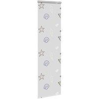 Berkfield Home Shower Roller Blind with Cassette 70x240 cm Fabric Width 66 cm in Light Grey
