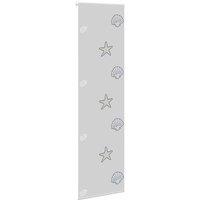 Berkfield Home Shower Roller Blind 60x240 cm Fabric Width 56 cm in Grey