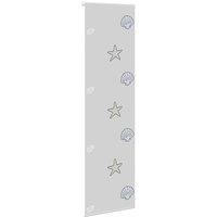 Berkfield Home Shower Roller Blind 70x240 cm Fabric Width 66 cm in Grey