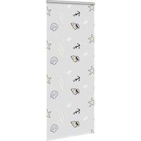 Berkfield Home Shower Roller Blind with Cassette 110x240 cm Fabric Width 106 cm in White