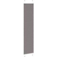 Berkfield Home Pleated Blind Anthracite 40x200 cm Fabric Width 39.4 cm Polyester in Dark Grey