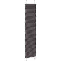 Berkfield Home Pleated Blind Black 40x200 cm Fabric Width 39.4 cm Polyester