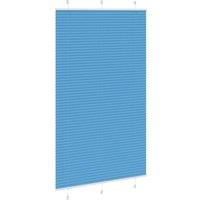 Berkfield Home Pleated Blind Blue 115x200 cm Fabric Width 114.4 cm Polyester
