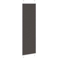 Berkfield Home Pleated Blind Black 60x200 cm Fabric Width 59.4 cm Polyester
