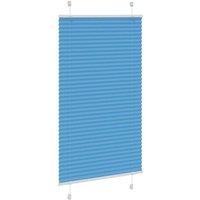 Berkfield Home Pleated Blind Blue 70x150 cm Fabric Width 69.4 cm Polyester