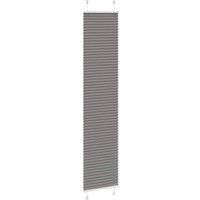 Berkfield Home Pleated Blind Anthracite 45x200 cm Fabric Width 44.4 cm Polyester in Dark Grey