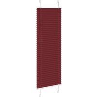 Berkfield Home Pleated Blind Bordeaux Red 50x150 cm Fabric Width 49.4 cm Polyester