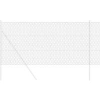 Berkfield Home Hexagon Fence Grey 0.5x10 m Steel