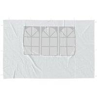 Berkfield Home Party Tent Sidewall 2 pcs with Window PE White