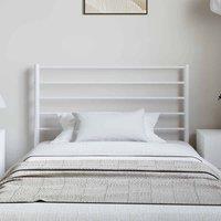 Berkfield Home Metal Headboard White 100 cm