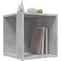 Berkfield Home Side Table Concrete Grey 33x33x34.5 cm Engineered Wood