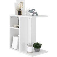 Berkfield Home Side Table White 50x30x50 cm Engineered Wood | Size: 50 x 30 x 50 cm