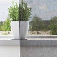 Berkfield Home Voile Curtains with Loops 2 pcs Dark Grey 140x245 cm