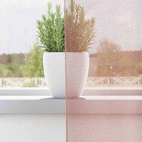 Berkfield Home Voile Curtains with Grommets 2 pcs Pink 140x300 cm
