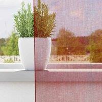 Berkfield Home Voile Curtains with Loops 2 pcs Wine Red 140x245 cm
