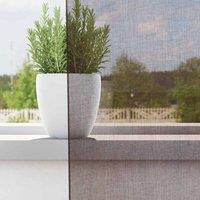 Berkfield Home Voile Curtains with Tab Top 2 pcs Brown