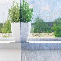 Berkfield Home Voile Curtains with Rod Pockets 2 pcs Royal Blue