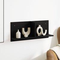 Berkfield Home Wall Cabinet 70x16.5x30 cm Black Engineered Wood