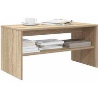Berkfield Home TV Cabinet Sonoma Oak 80x40x40 cm Engineered Wood in Brown | Size: 80 x 40 x 40 cm
