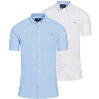 Raging Bull Men's Classic 2 Pack Short Sleeve Oxford Shirt | Size: 6XL
