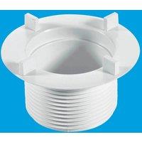 McAlpine STW85LN Standard Locking Nut for STW 1" Shower Traps in White