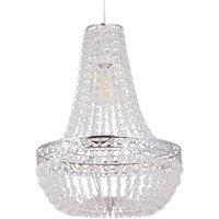 First Choice Lighting Marino - Chandelier Style Pendant Lightshade in Clear