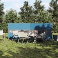 Berkfield Home Comfortable Camping Windbreak Blue 344x120 cm Waterproof