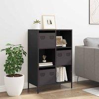 Berkfield Home Highboard Black 68x39x103.5 cm Steel