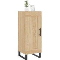 Berkfield Home Sideboard Sonoma Oak 34.5x34x90 cm Engineered Wood in Natural