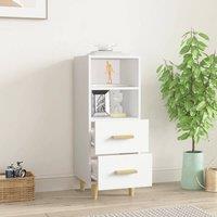 Berkfield Home Sideboard White 34.5x34x90 cm Engineered Wood