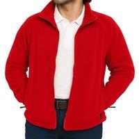 Himalayan Men's Mens Fleece Jackets in Red | Size: Small