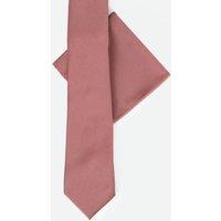 Maya Deluxe Men's Satin Tie Pocket Square Set in Mauve