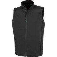 Result Men's Softshell Printable Body Warmer in Black | Size: 3XL