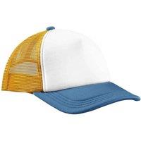 Beechfield Men's Retro 5 Panel Trucker Cap in Navy