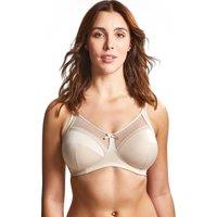 Royce Lingerie Women's Charlotte Support Non Wired Bra in Beige | Size: 36DD