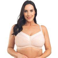 Royce Lingerie Women's Rosa Fuller Cup Non Wired Bra in Pale Pink | Size: 38KK