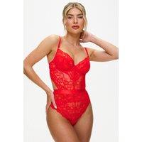 Ann Summers Women's Hold Me Tight Body in Red | Size: 2XL