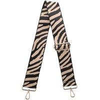 Fontanella Fashion Women's Zebra Print Canvas Adjustable Strap in Yellow