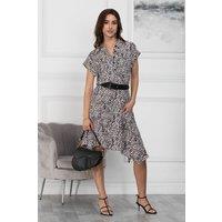 Jolie Moi Women's Mabley Hanky Hem Tunic in Light Pink | Size: 10