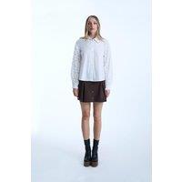 James Lakeland Women's Black White Sleeves Shirt | Size: 14