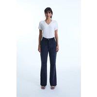 James Lakeland Women's Corduroy Trousers in Navy | Size: 16