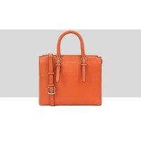 Paul Costelloe Women's Ortler Leather Multi Way Bag in Orange