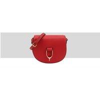 Paul Costelloe Women's Wishbone Leather Cross Body Bag in Red