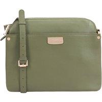 Paul Costelloe Women's Snowy Leather Cross Body Bag in Green