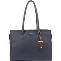 Paul Costelloe Women's Betsy Leather Shoulder Bag in Navy