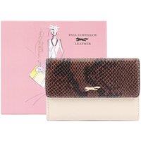 Paul Costelloe Women's Panay Leather Purse in Beige | Size: Medium